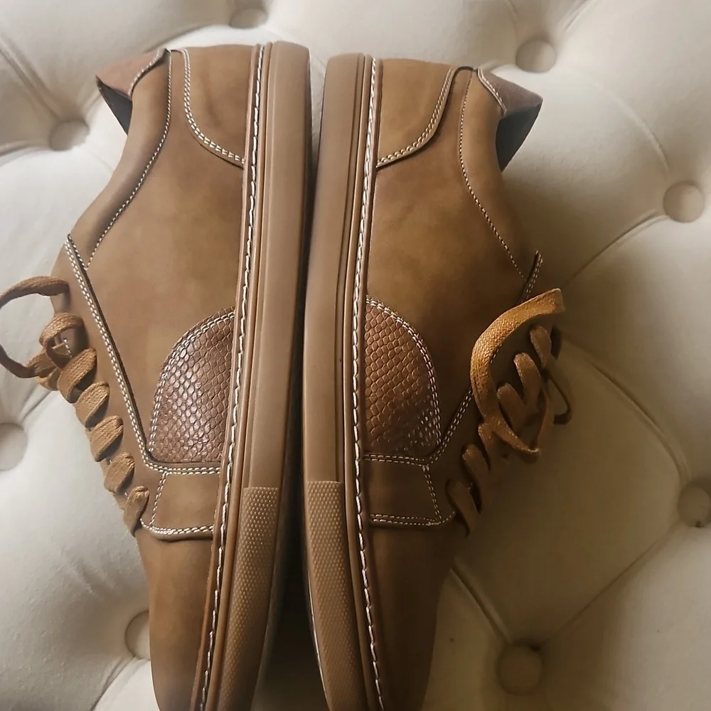 Men's Brown Casual Sneakers